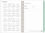 Blue Sky 2022-2023 Academic Year Weekly & Monthly Planner, 8.5" x 11", Frosted Flexible Cover, Wirebound, Laurel (131947-A23) - Image 4